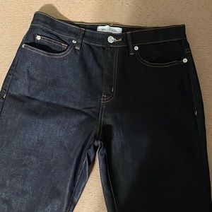 High waisted skinny jeans
